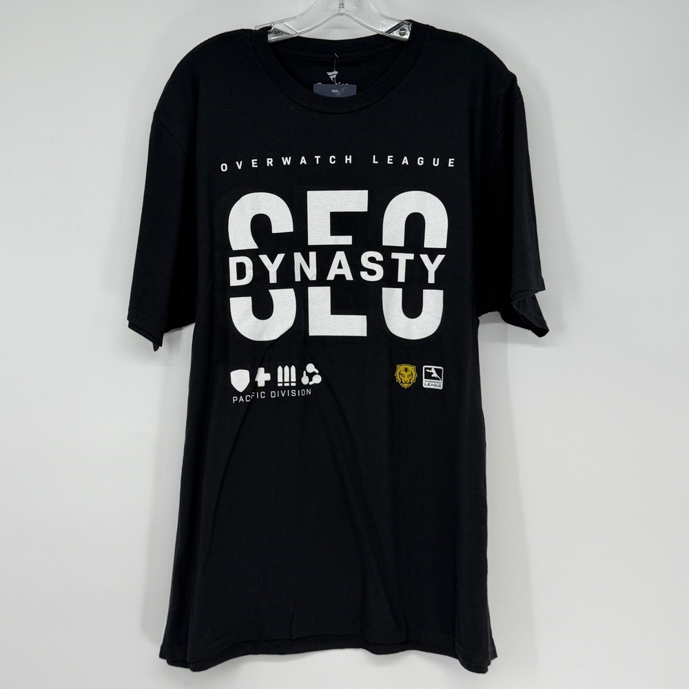 Fanatics Overwatch‎ League Seoul Dynasty Pacific Division Black T-Shirt XL NEW